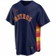 Houston Astros Nike Alternate Replica Custom Jersey - Navy