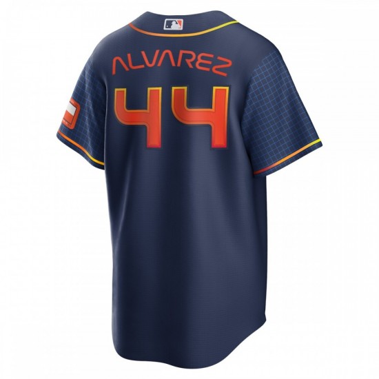 Yordan Alvarez Houston Astros Nike 2022 City Connect Replica Player Jersey - Navy