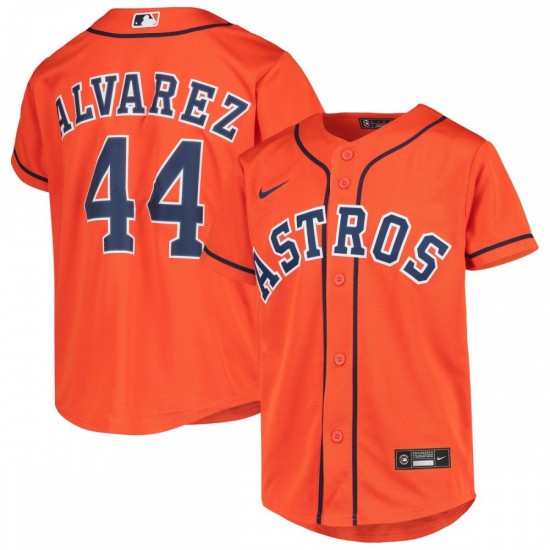 Yordan Alvarez Houston Astros Nike Youth Alternate Replica Player Jersey - Orange