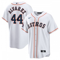 Yordan Alvarez Houston Astros Nike 2022 World Series Champions Home Replica Jersey - White