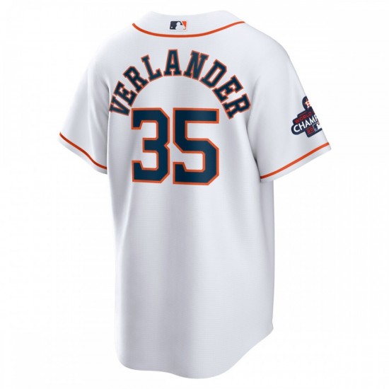 Justin Verlander Houston Astros Nike 2022 World Series Champions Home Replica Jersey - White