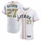 Jose Altuve Houston Astros Nike 2023 Gold Collection Authentic Player Jersey - White