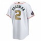 Alex Bregman Houston Astros Nike 2023 Gold Collection Replica Player Jersey - White/Gold