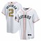 Alex Bregman Houston Astros Nike 2023 Gold Collection Replica Player Jersey - White/Gold