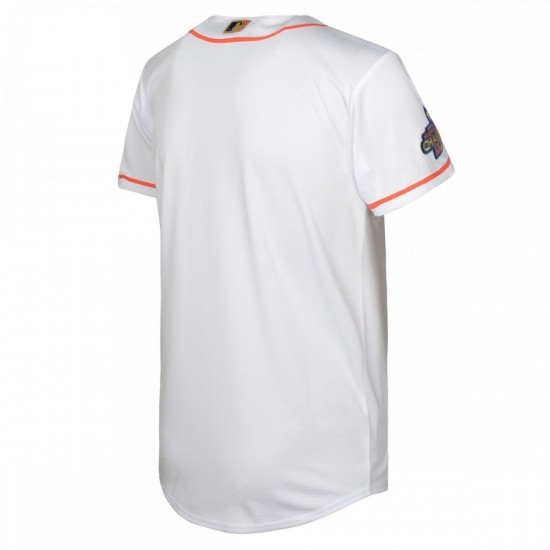 Houston Astros Nike Youth 2023 Gold Collection Replica Jersey - White/Gold