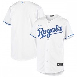 Kansas City Royals Nike Youth Home Replica Team Jersey - White