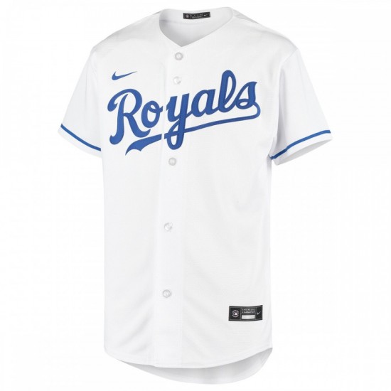 Kansas City Royals Nike Youth Home Replica Team Jersey - White