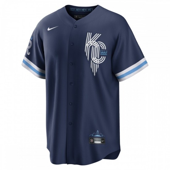 Andrew Benintendi Kansas City Royals Nike 2022 City Connect Replica Player Jersey - Navy