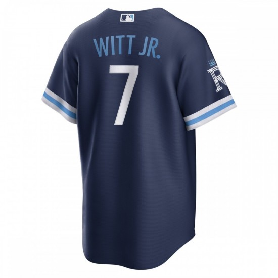 Bobby Witt Jr. Kansas City Royals Nike 2022 City Connect Replica Player Jersey - Navy