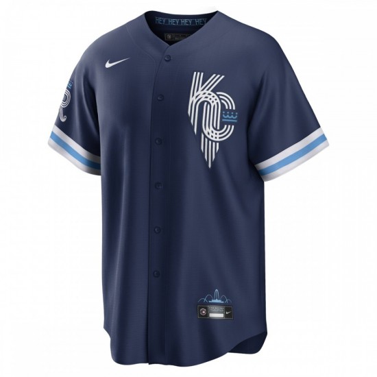 Bobby Witt Jr. Kansas City Royals Nike 2022 City Connect Replica Player Jersey - Navy