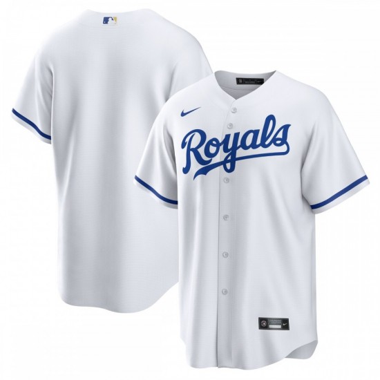 Kansas City Royals Nike Home Blank Replica Jersey - White