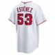 Carlos Estévez Los Angeles Angels Nike Home  Replica Player Jersey - White