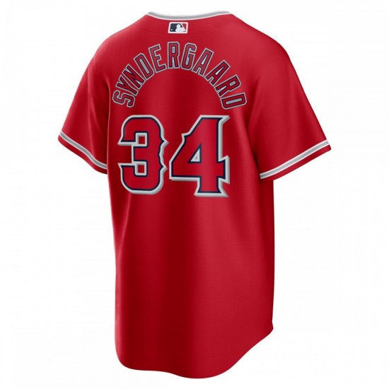 Noah Syndergaard Los Angeles Angels Nike Alternate Replica Player Jersey - Red