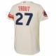 Mike Trout Los Angeles Angels Nike Youth 2022 City Connect Replica Player Jersey - Cream