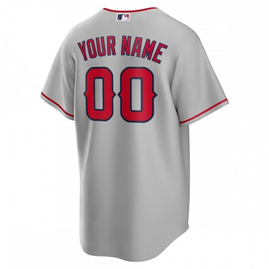 Los Angeles Angels Nike Road Custom Replica Jersey - Gray