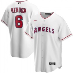 Men's Los Angeles Angels Anthony Rendon #6 Nike White Home 2020 Jersey