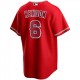 Men's Los Angeles Angels Anthony Rendon #6 Nike Scarlet 2020 Alternate Jersey