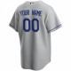 Los Angeles Dodgers Nike Road Replica Custom Jersey - Gray