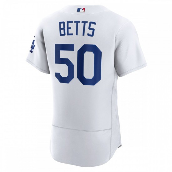 Mookie Betts Los Angeles Dodgers Nike Home Authentic Player Jersey - White