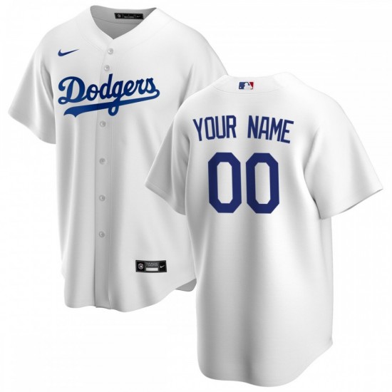 Los Angeles Dodgers Nike Youth Home Replica Custom Jersey - White