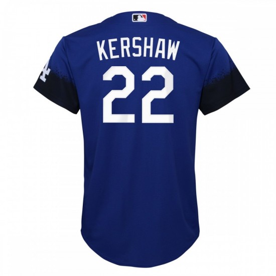 Clayton Kershaw Los Angeles Dodgers Nike Youth City Connect Replica Player Jersey - Royal