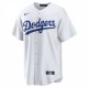 Los Angeles Dodgers Nike Home Blank Replica Jersey - White