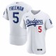 Freddie Freeman Los Angeles Dodgers Nike Authentic Player Jersey - White