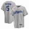 Freddie Freeman Los Angeles Dodgers Nike Road Replica Player Jersey - Gray