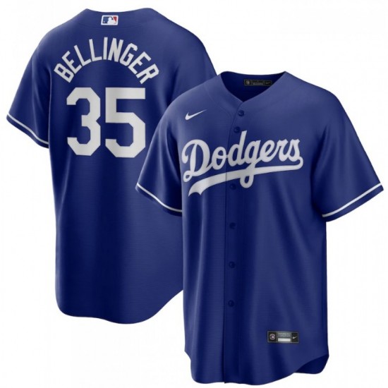 Men's Los Angeles Dodgers Cody Bellinger #35 Nike Royal Alternate 2020 Jersey