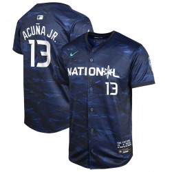 Ronald Acuña Jr. National League Nike Youth 2023 MLB All-Star Game Limited Player Jersey - Royal