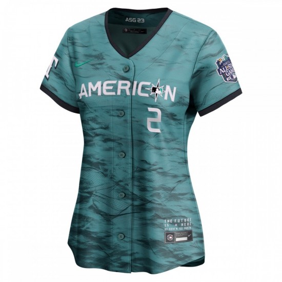 Marcus Semien American League Nike Women's 2023 MLB All-Star Game Limited Player Jersey - Teal