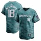 Shane McClanahan American League Nike 2023 MLB All-Star Game Limited Player Jersey - Teal