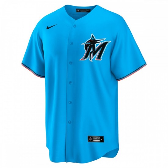 Miami Marlins Nike Alternate Replica Team Jersey - Blue