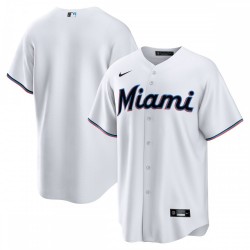 Miami Marlins Nike Home Replica Team Jersey - White