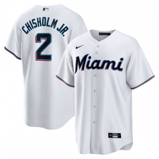 Jazz Chisholm Jr. Miami Marlins Nike Home Replica Player Jersey - White