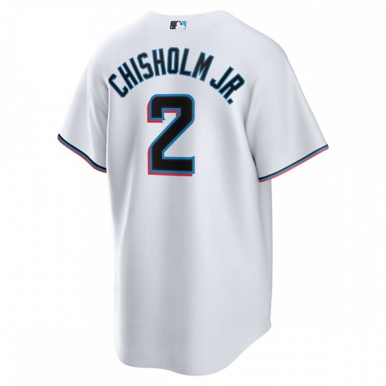 Jazz Chisholm Jr. Miami Marlins Nike Home Replica Player Jersey - White