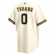 Brice Turang Milwaukee Brewers Nike Home Replica Player Jersey - Cream