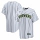 Milwaukee Brewers Nike Home Replica Team Jersey - White