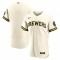 Milwaukee Brewers Nike Home Authentic Team Logo Jersey - Cream