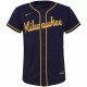 Christian Yelich Milwaukee Brewers Nike Youth Alternate Replica Player Jersey - Navy