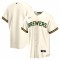 Milwaukee Brewers Nike Home Replica Team Jersey - Cream