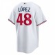 Jorge López Minnesota Twins Nike Home  Replica Player Jersey - White