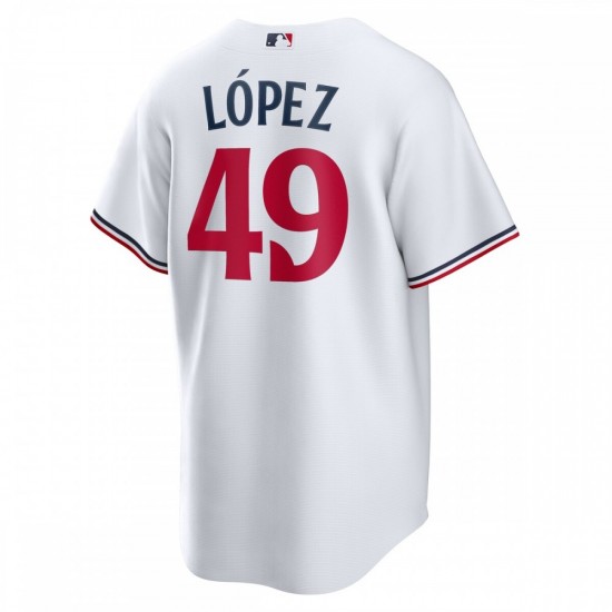 Pablo López Minnesota Twins Nike Home  Replica Player Jersey - White