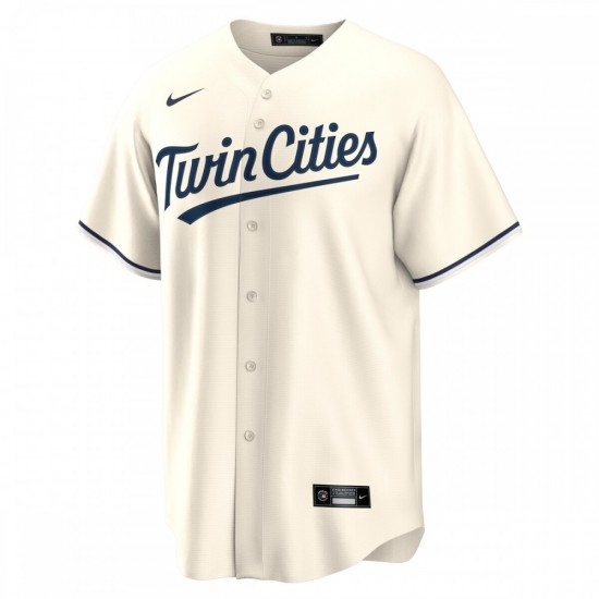 Minnesota Twins Nike Alternate Replica Team Jersey - Cream