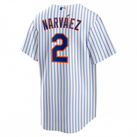 Omar Narváez New York Mets Nike Home  Replica Player Jersey - White