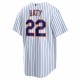 Brett Baty New York Mets Nike Replica Player Jersey - White