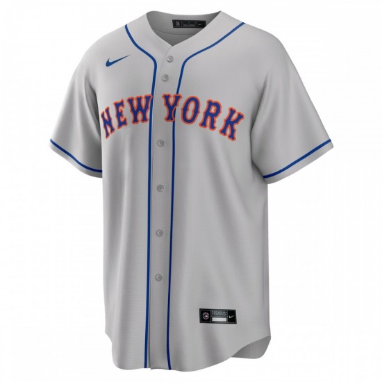 New York Mets Nike Road Replica Team Jersey - Gray