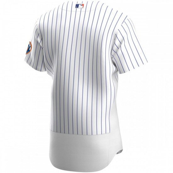 New York Mets Nike Home Authentic Team Jersey - White