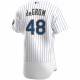 Jacob deGrom New York Mets Nike Home Authentic Player Jersey - White