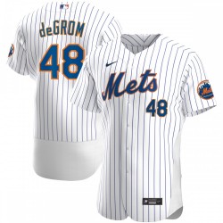 Jacob deGrom New York Mets Nike Home Authentic Player Jersey - White